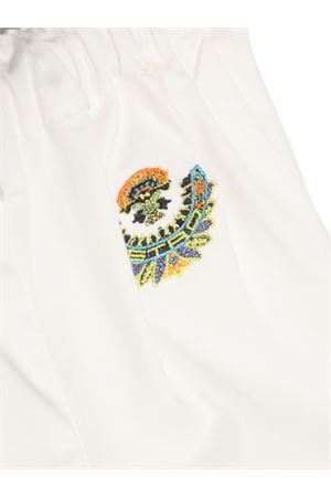 white cotton shorts ETRO KIDS | GU6529G0019101